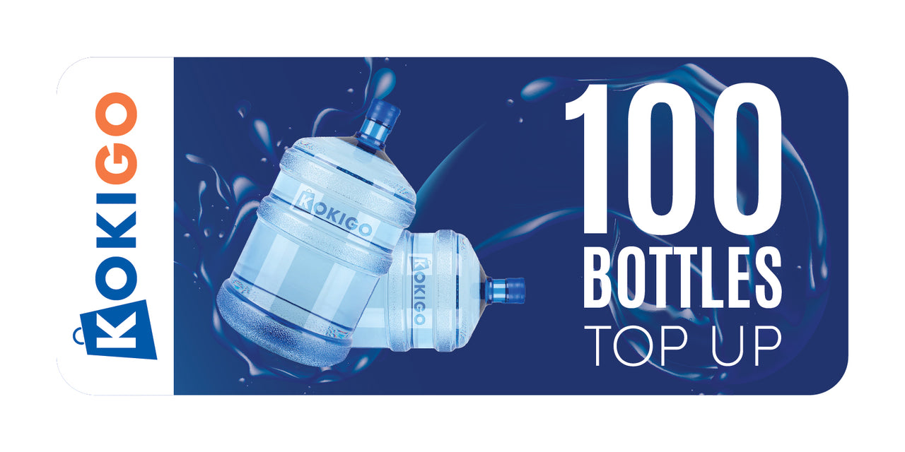 100 Bottles Top up Coupon SkyBlue Waters