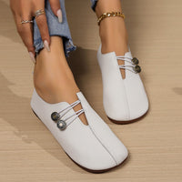 Thumbnail for Women Slip-on Button Loafers