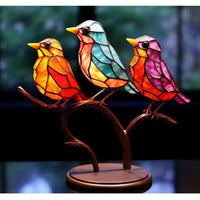 Thumbnail for Stained Birds On Branch Decor