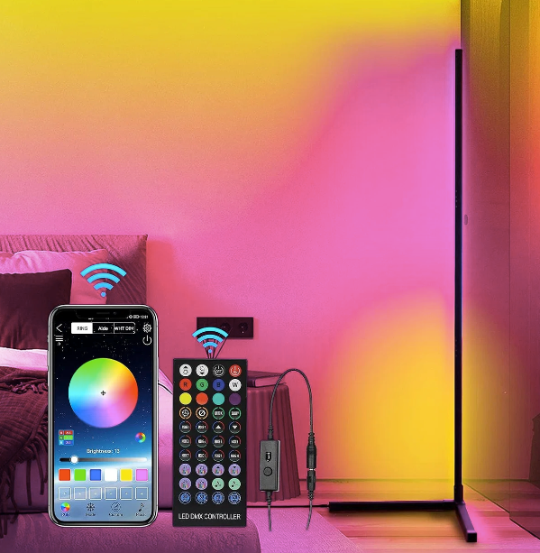 Smart LED Corner  Floor Lamp