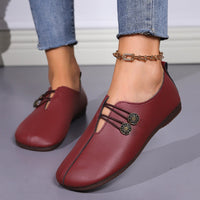 Thumbnail for Women Slip-on Button Loafers